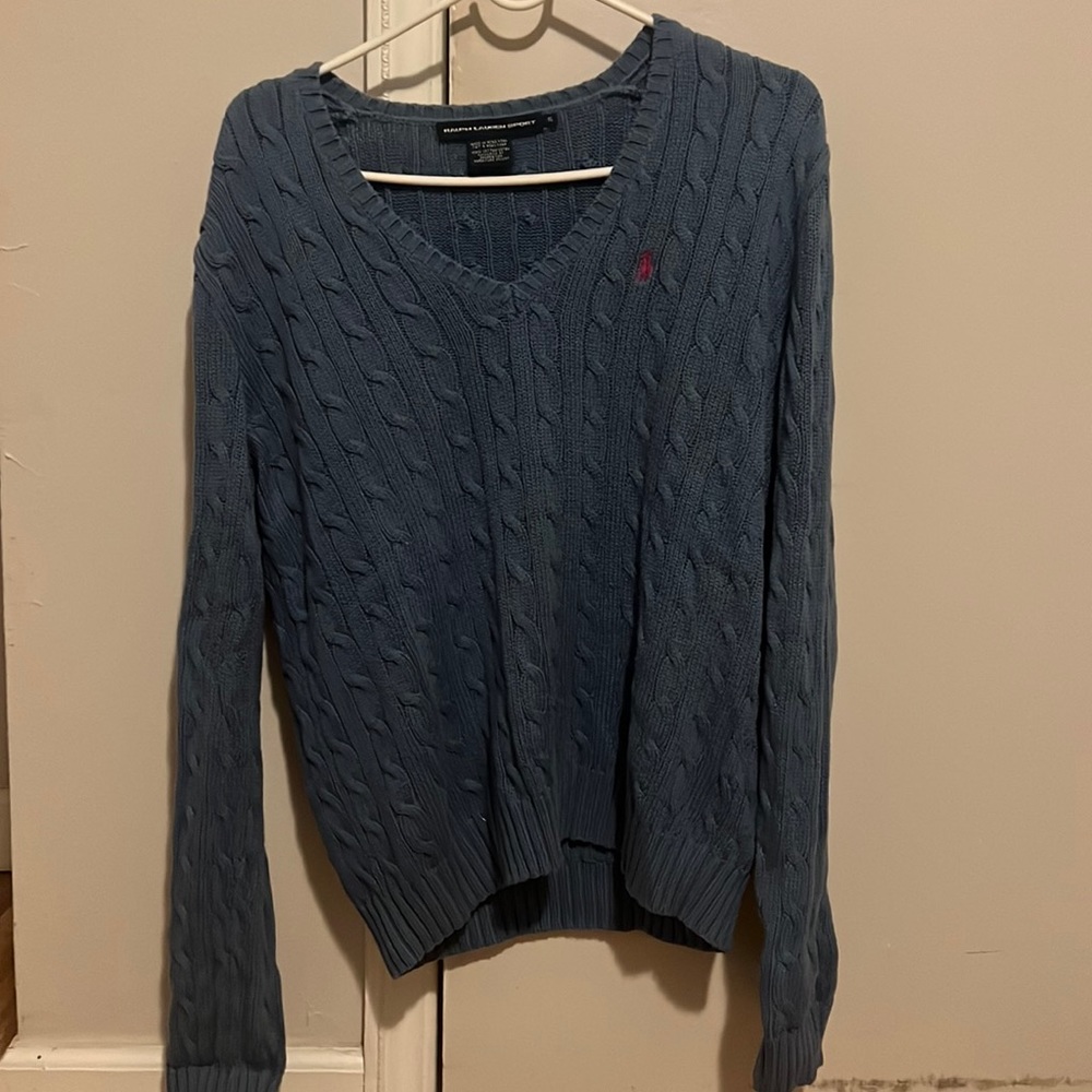 COPY - Blue Ralph Lauren Sport Cable Knit Sweater